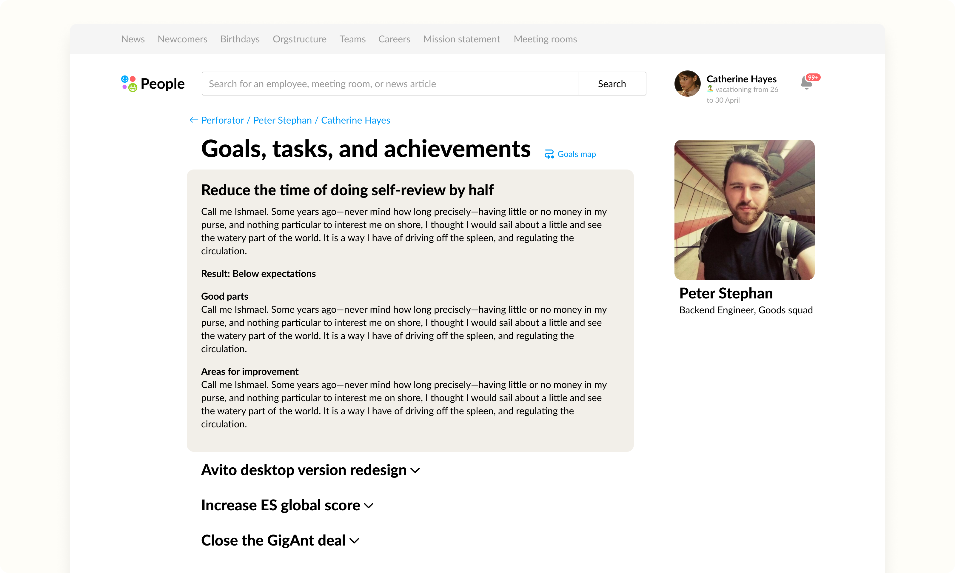 Avito 360 Review Interface